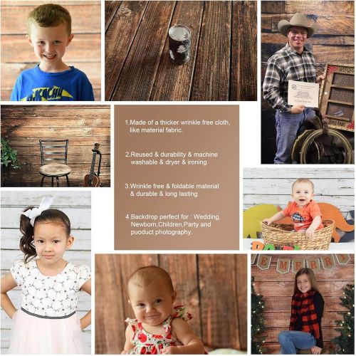  Kate Gray Wood Photo Backgrounds Wood Wall Wrinkle Free Photography Backdrops (10x10ft)