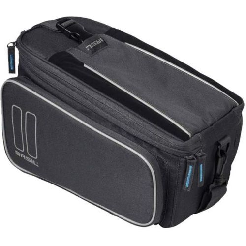  Basil Sport Design MIK Trunk Bag, Graphite, 7-15 Litre