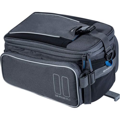  Basil Sport Design MIK Trunk Bag, Graphite, 7-15 Litre
