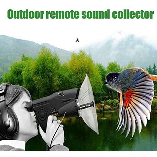  [아마존베스트]-Service-Informationen Directional Microphone/Parabolic Microphone, Listening Device, Monocular X8 Bionic Ear, Long Distance Birds, Hearing Telescope 200 m