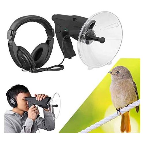  [아마존베스트]-Service-Informationen Directional Microphone/Parabolic Microphone, Listening Device, Monocular X8 Bionic Ear, Long Distance Birds, Hearing Telescope 200 m