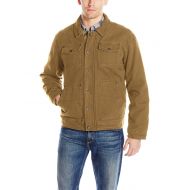 Bass GH Mens Laydown Collar Two Pocket Depot Jacket with Woodsman Plaid Lining