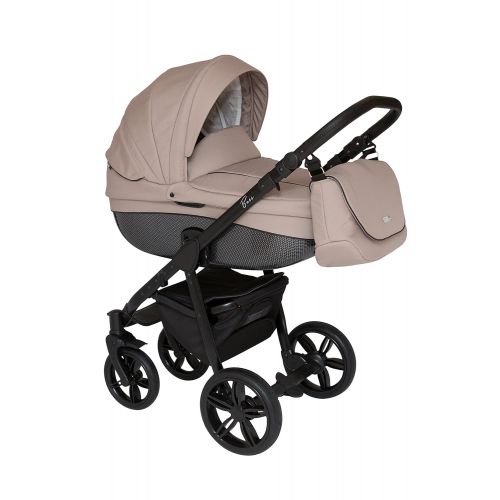  ROAN BASS Soft Stroller 2-in-1 with Bassinet for Baby, Toddler’s Five Point Safety Reversible Seat, Swivel Air-Inflated Wheels, Unique Shock Absorbing System and Great Storage Bask