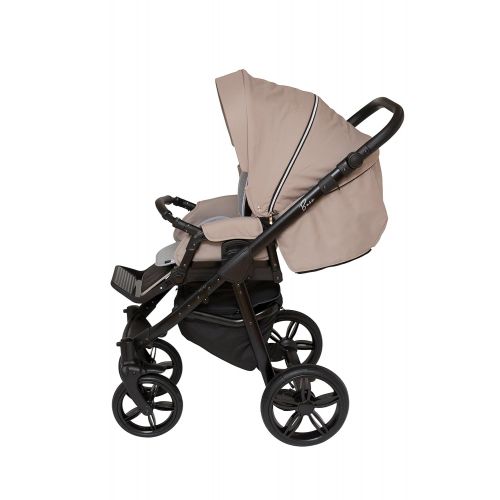  ROAN BASS Soft Stroller 2-in-1 with Bassinet for Baby, Toddler’s Five Point Safety Reversible Seat, Swivel Air-Inflated Wheels, Unique Shock Absorbing System and Great Storage Bask