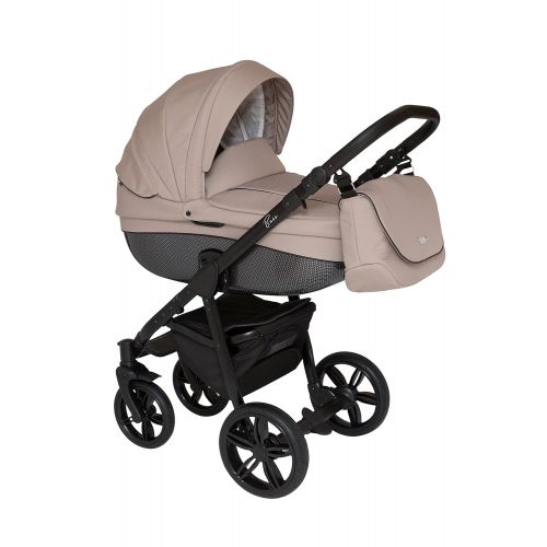  ROAN BASS Stroller with Bassinet and Reversible Seat 2-in-1 (Steely Gray)