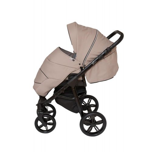  ROAN BASS Soft Stroller 2-in-1 with Bassinet for Baby, Toddler’s Five Point Safety Reversible Seat, Swivel Air-Inflated Wheels, Unique Shock Absorbing System and Great Storage Bask