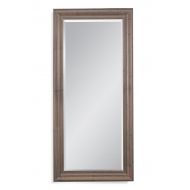 Bassett Mirror Company Hitchcock Leaner Mirror in Rustic Brown