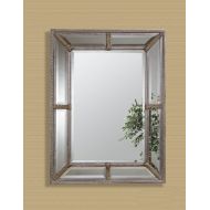 Bassett Mirror Company Roma Wall Mirror - Antique Silver Leaf