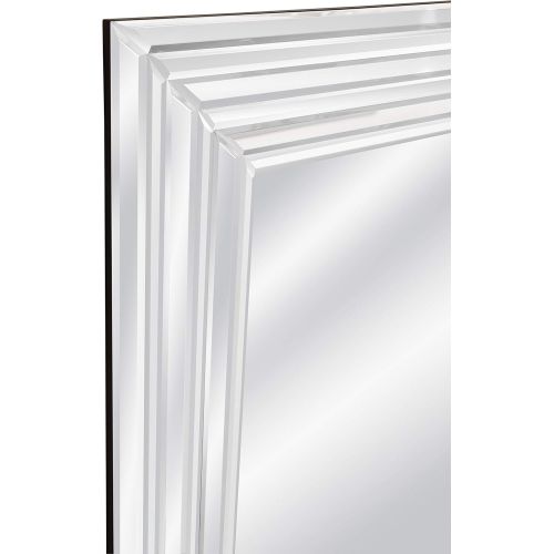  Bassett Mirror Company Bassett Mirror M3984EC McKinley Wall Mirror, Clear