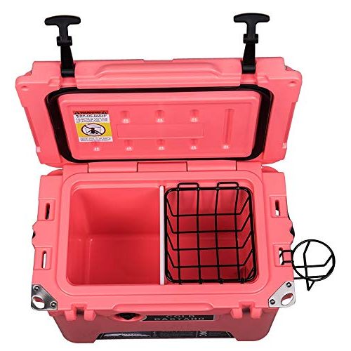  20QT Coral Pink Cold Bastard Rugged Series ICE Chest Cooler