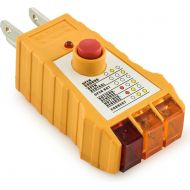 [아마존베스트]Bastex Socket Tester with GFCI check. Receptacle Tester for Standard AC Outlets. Includes 7 Visual Indications and Wiring Legend. Automatic Electric Circuit Polarity Voltage Detect
