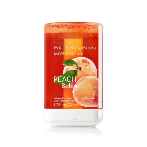  Bath and Body Works Smart Soap Refills - SmartSoap Trio ( Kitchen Lemon + Sweet Cinnamon Pumpkin + Peach Bellini ) THREE Foaming SmartSoaps