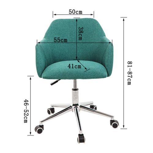  Bathtub Rails Home Chair Office Chair Computer Chair Lift Conference Chair Swivel Chair Boss Chair Study Chair Can Bear 100 Kg (Color : Green, Size : 504181-87cm)