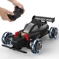 Batlofty RC Racing Car, 4WD 2.4Ghz Remote Control Car, 10-15KM/H High Speed Drift RC Car, 1:20 Scale, Variable Speed and 4 Batteries, Toys Cars for Boys and Girls, Black