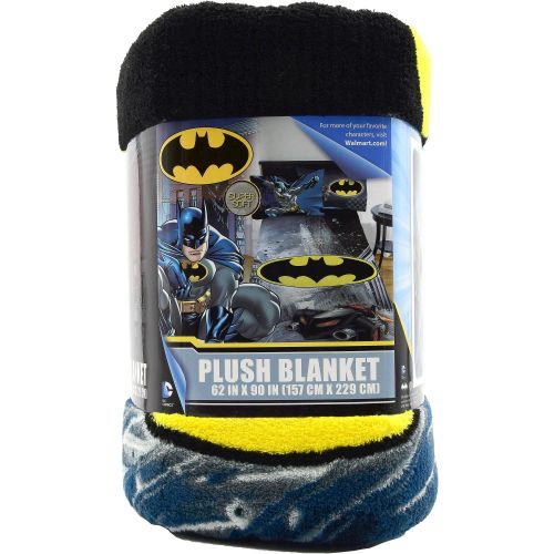  DC Comics Batman City Safe 62 x 90 Kids Plush Blanket