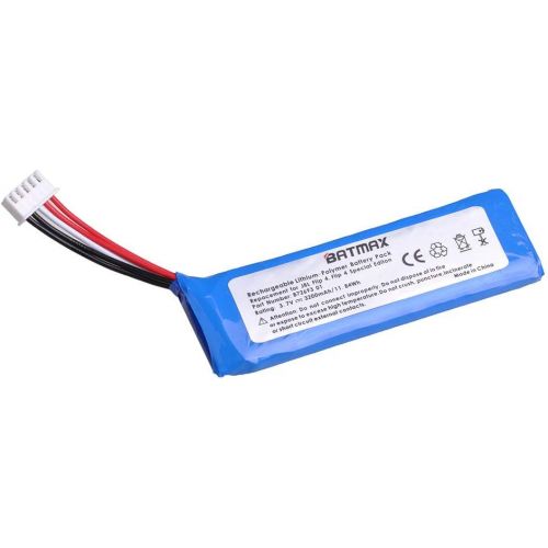  Batmax 3200mAh Battery for JBL Flip 4, Flip 4 Special Edition, JBL GSP872693 01