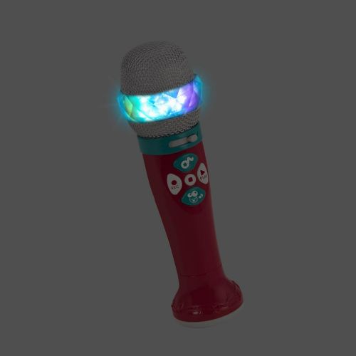  [아마존베스트]Battat  Musical Light Show Microphone  Light-Up Sing-Along Mic with 5 Songs and Record Functions for Kids 2 Years + (Bluetooth)