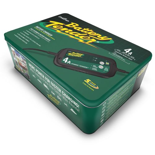  Battery Tender 022-0209-DL-WH 4A Selectable Charger is an AGM/Standard or GEL/Lithium Iron Switchable, 12v or 6v Switchable at 4a, Includes Rings & Clips. It Will Never Over Charge