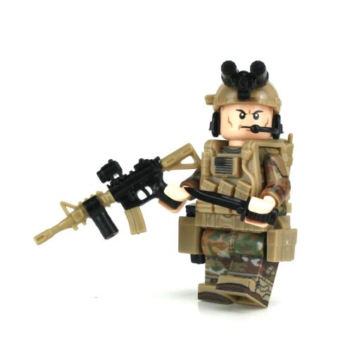  Battle+Brick Battle Brick Army Ranger OCP SF Soldier (SKU40) Custom Minifigure