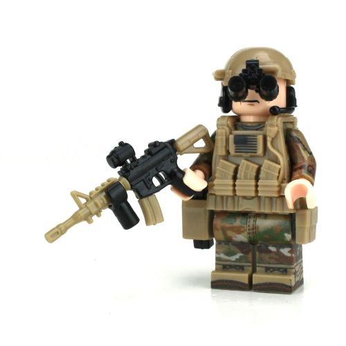  Battle+Brick Battle Brick Army Ranger OCP SF Soldier (SKU40) Custom Minifigure