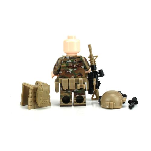  Battle+Brick Battle Brick Army Ranger OCP SF Soldier (SKU40) Custom Minifigure