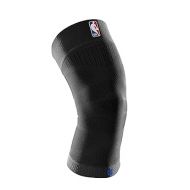Bauerfeind Sports Compression Knee Support NBA - Lightweight Design with Gripping Zones for Basketball Knee Pain Relief & Performance with Team Designs (Black, S)