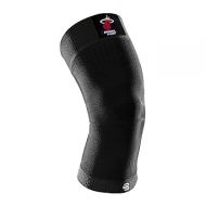 Bauerfeind Sports Compression Knee Support NBA Miami Heat - Lightweight Design with Gripping Zones for Basketball Knee Pain Relief & Performance (Heat, S)