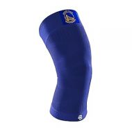Bauerfeind Sports Compression Knee Support NBA Golden State Warriors - Lightweight Design with Gripping Zones for Basketball Knee Pain Relief & Performance (Warriors, M)