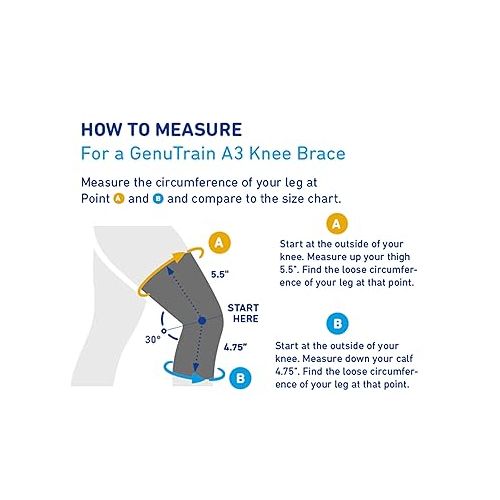  Bauerfeind 11041251080601 Genutrain A3 Knee Support, Right, Size 1, 15