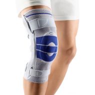 Bauerfeind - GenuTrain S - Knee Support - Extra Stability to Keep The Knee in Proper Position - Left Knee - Size 6 - Color Titanium