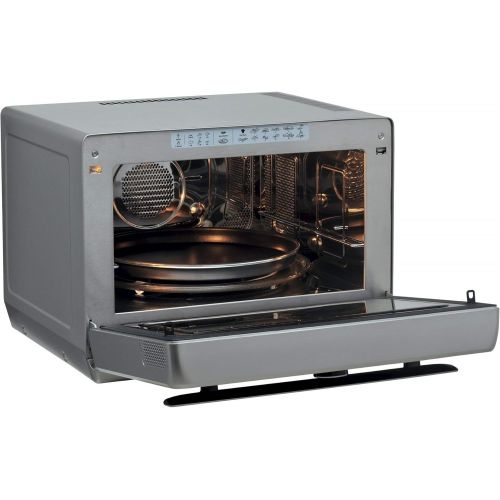  [아마존베스트]Bauknecht Jet Chef MW 179 IN stainless steel 5-in-1 multifunctional microwave / 1000 W / 33 L cooking space / hot air 1500 Watt / quartz grill 1200 W / hot air / dual crisp / steam