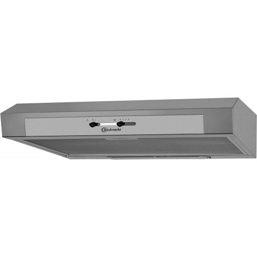  [아마존베스트]Bauknecht DC 5460 IN/1 Cooker Hood Undermount Compact Extractor Hood 60 cm Suitable for Extraction and Recirculation Operation Stainless Steel 103.3 kWh LED 3 Power Levels Energy E