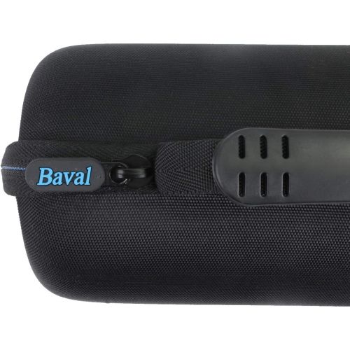  Baval Hard Carrying Travel Case Replacement for TREBLAB HD77 Ultra Premium Waterproof Portable Bluetooth Speaker (Black)
