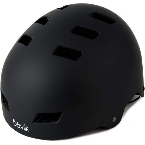  Bavilk Skateboard Bike Helmets CPSC Certified Multi Sports Scooter Inline Roller Skating 3 Sizes Adjustable for Kids Youth Adults