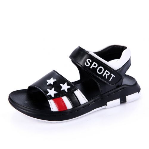  Baviue Leather Athletic Walking Boys Kids Beach Sandals