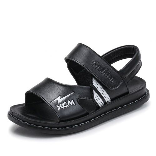  Baviue Leather Summer Hiking Beach Kids Sandals for Boys