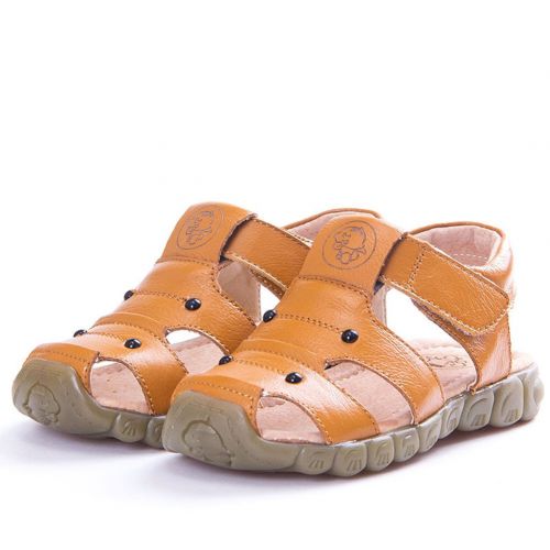  Baviue Leather Outdoor Athletic Little Kids Toddler Sandals for Boys