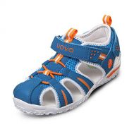 Baviue Leather Closed Toe Summer Athletic Beach Sandals for Boys