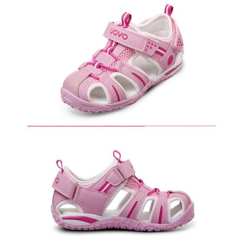  Baviue Leather Closed Toe Summer Athletic Beach Sandals for Boys