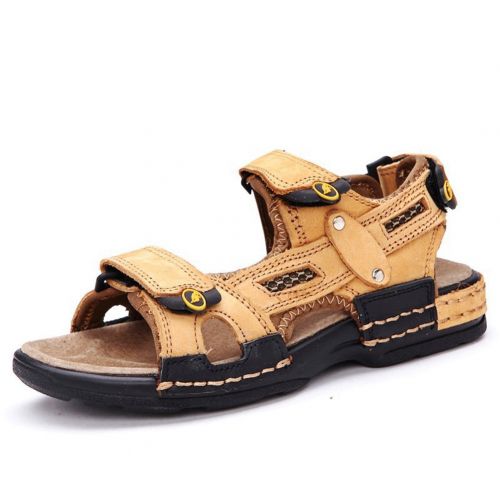  Baviue Leather Hiking Beach Open Toe Sandals for Boys Sandles