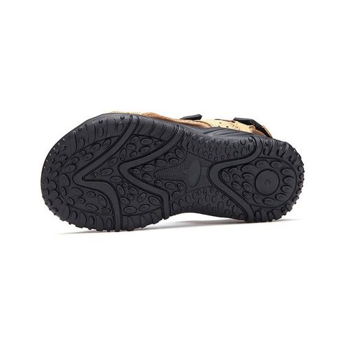  Baviue Leather Outdoor Beach Athletic Kids Sandles Boys Sandals