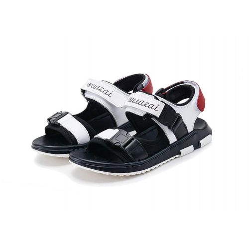  Baviue Cool Leather Kids Sandles Boys Athletic Sandals