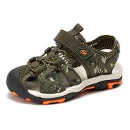 Baviue Leather Beach Hiking Kids Sandles Athletic Sandals for Boys
