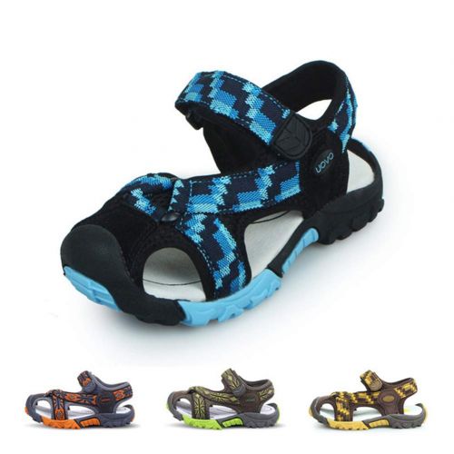  Baviue Leather Athletic Hiking Beach Sandles Boys Sandals for Kids