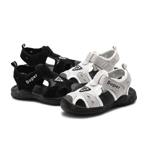  Baviue Leather Outdoor Hiking Kids Boys Sandles Sandals for Toddler