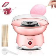 [아마존베스트]Cotton Candy Machine Bavpelp Professional Cotton Candy Floss Maker with Stainless Steel Bottom Groove and Ceramic Heating Tube Electric Cotton Candy Maker Includes 10 Reusable Cone