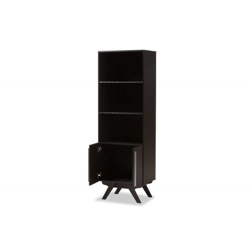  Baxton Studio 424-7982-AMZ Ashanti Wood Bookcase