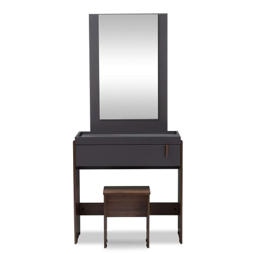  Baxton Studio 152-9148-AMZ Bathroom Vanities Gray/Walnut