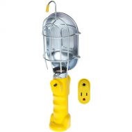 Bayco Products Incandescent Work Light with Metal Guard & Single Outlet (25' Cord)
