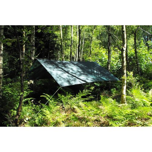  Bayite DD Tarp 3m x 3m - Lightweight, Versatile & Tough Tarp / Basha (Jet Black)